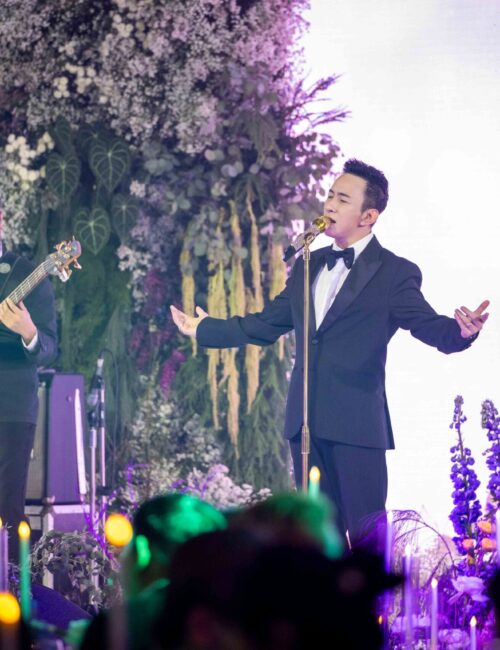 MC at the stage